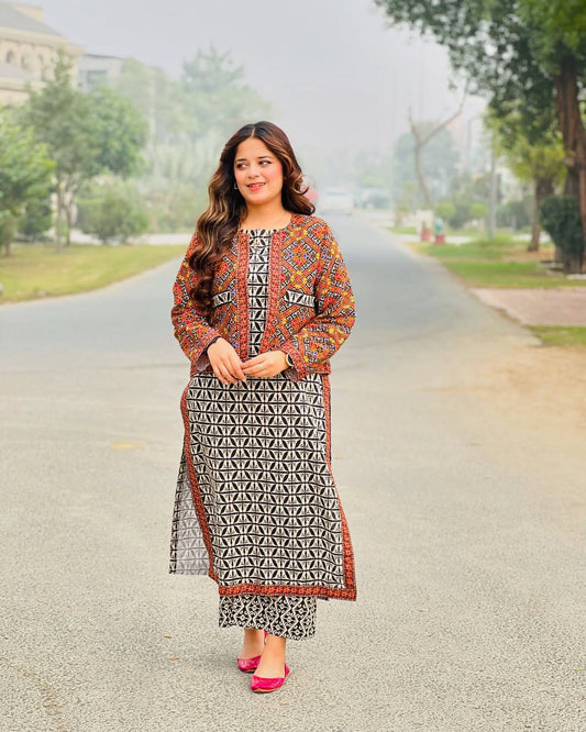 Ajrak Koti Digital 3PC