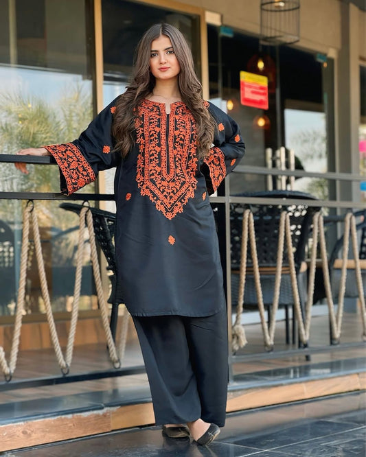 Classic Embroidery Work 2PC – SOFIA